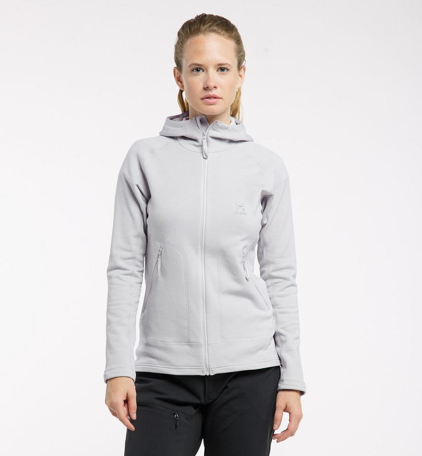 Haglöfs Womens Heron Fleece Grey New Zealand 01923JFTW